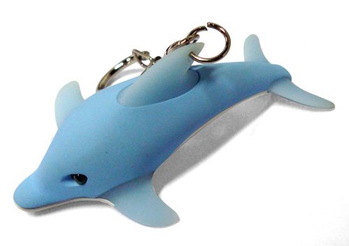 LED Dolphin Keyring