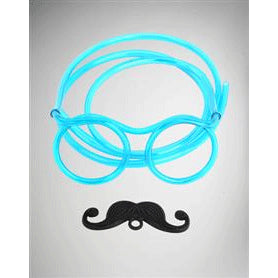 Mustache Straw Drinking Glasses
