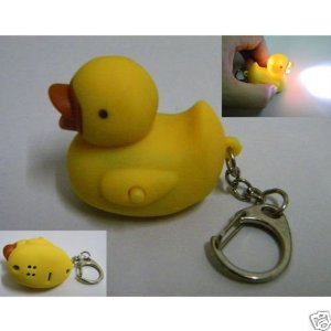 Duck LED Light Up Keychain