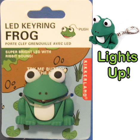 LED Frog Key Chain