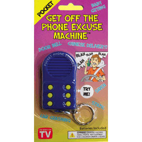 Get Off The Phone Excuse Key Chain