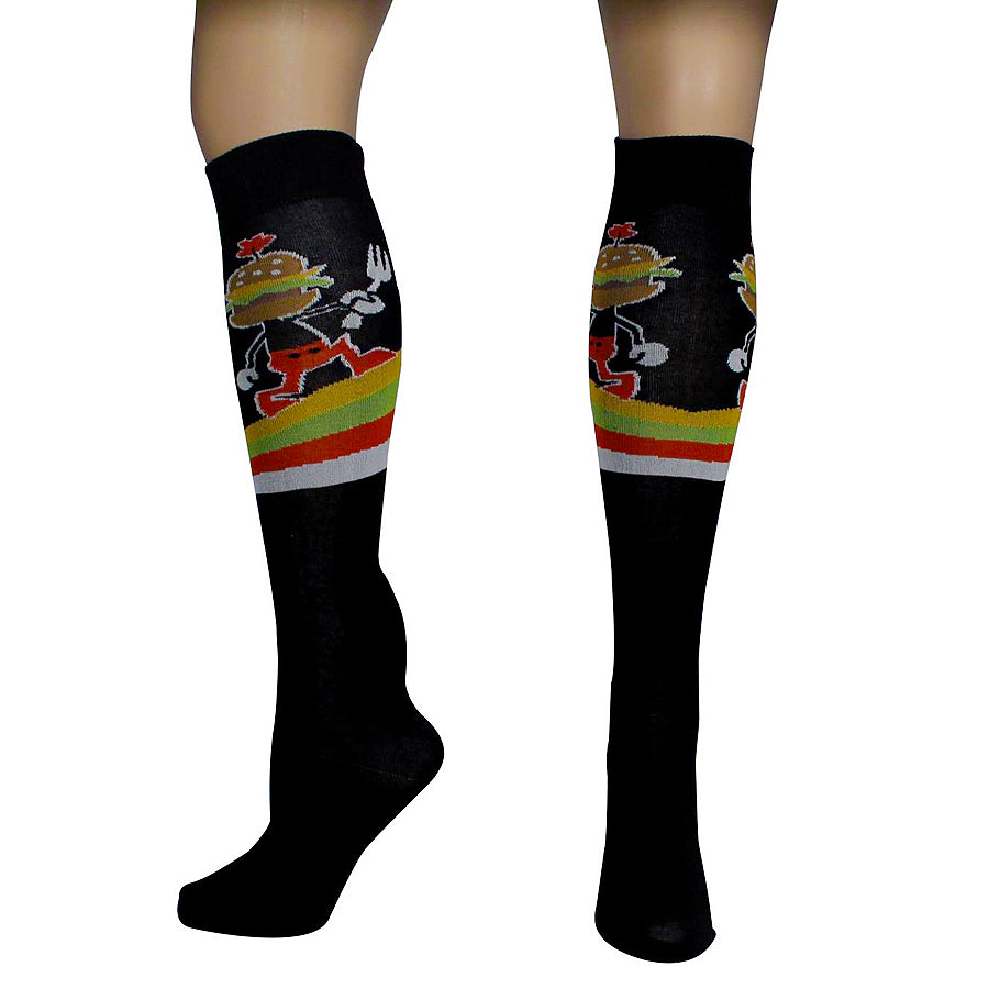 Hamburger Man Socks