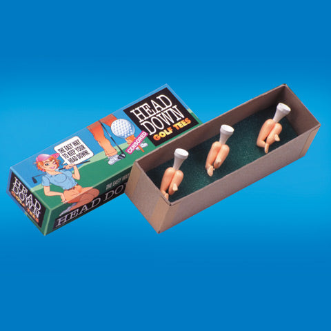 Head Down Golf Tees