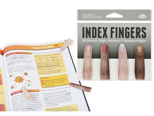 Index Finger Sticky Page Markers