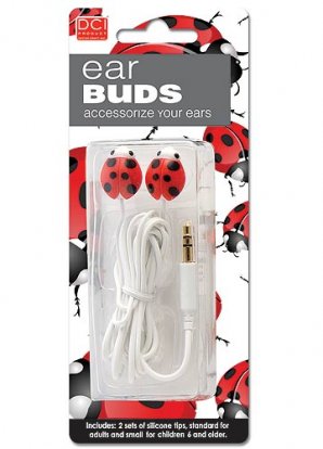 Ladybug Ear Phones