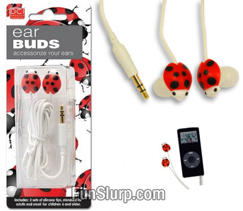 Ladybug Ear Phones
