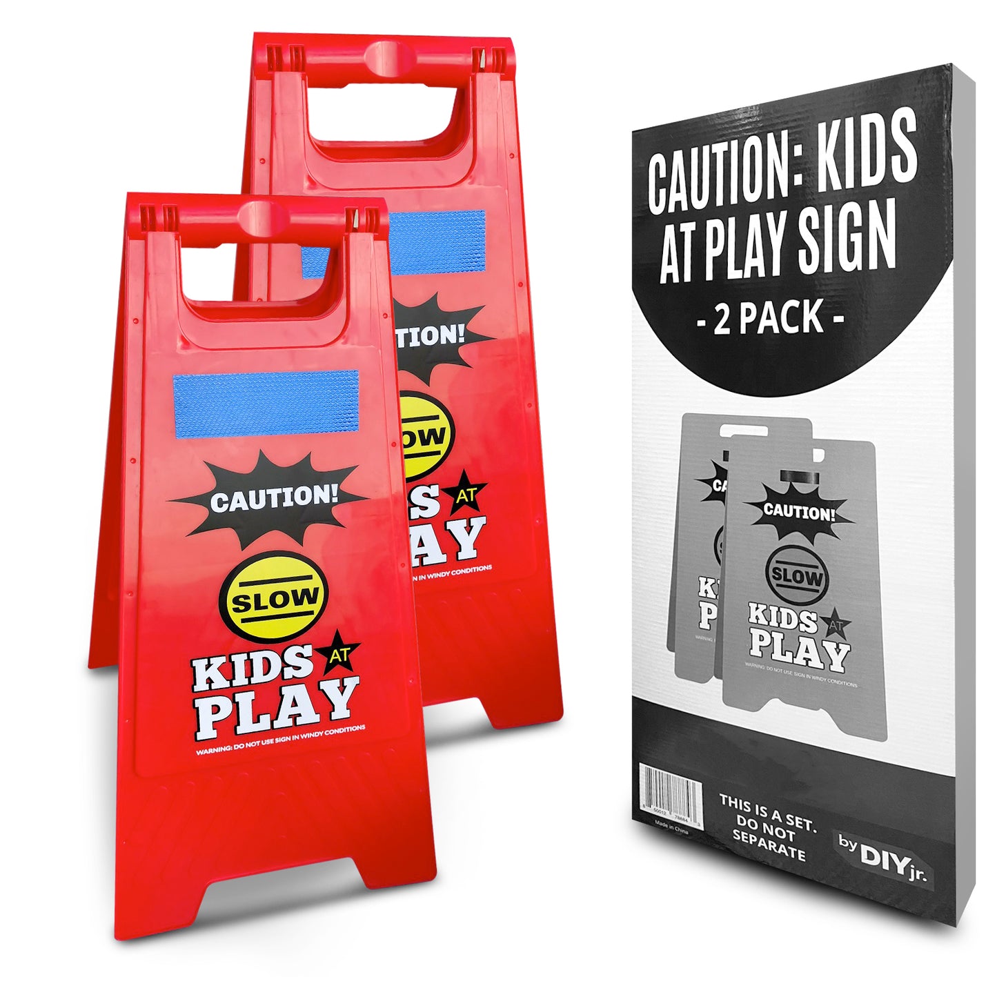 CAUTION! SLOW â€“ KIDS AT PLAY SAFETY SIGNS