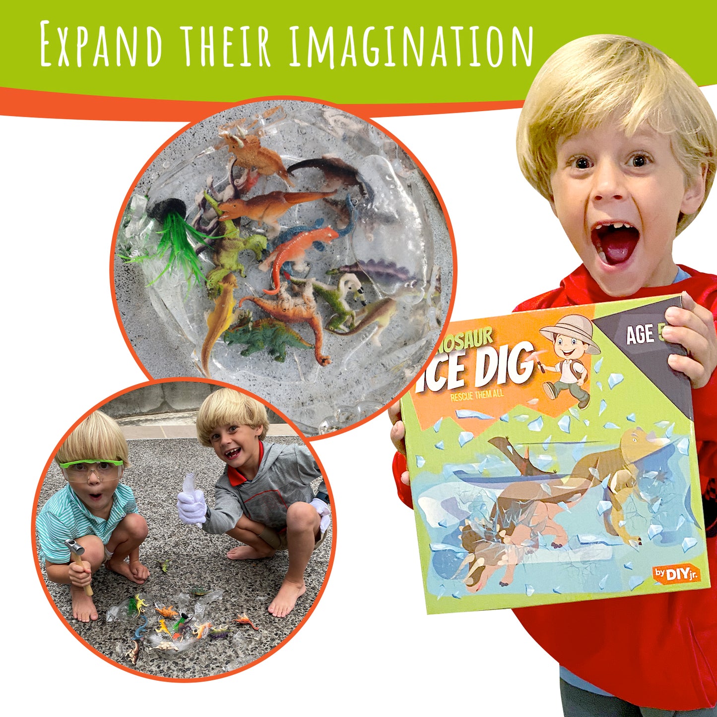 Dinosaur Ice Dig Activity Set