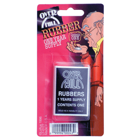 Old Man's One Year Supply Rubbers