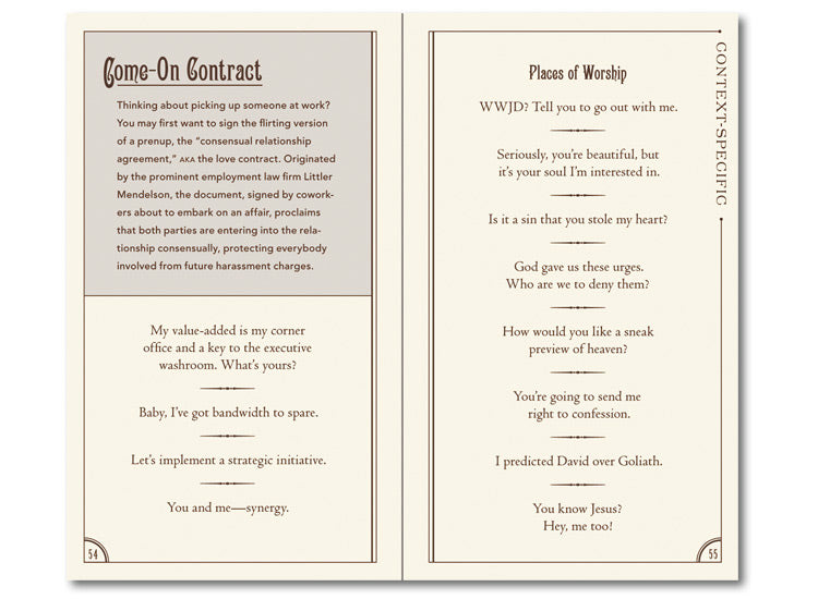 Pickups and Come-ons For All Occasions Book