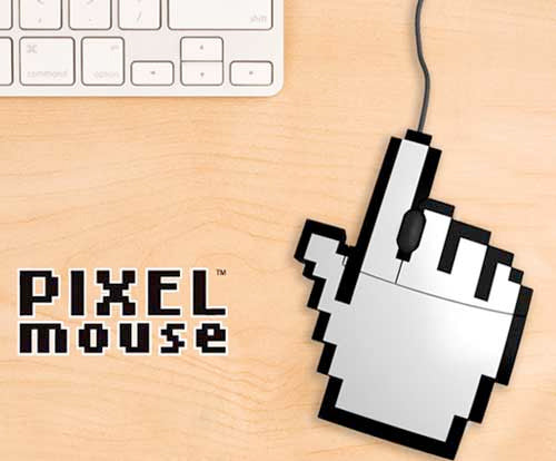 Retro Pixel Computer Mouse