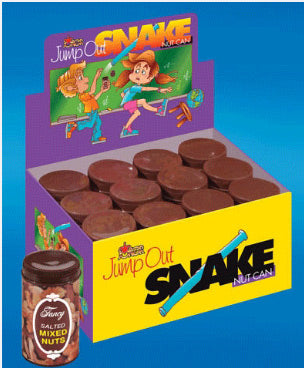 Pop Out Snake Nut Can