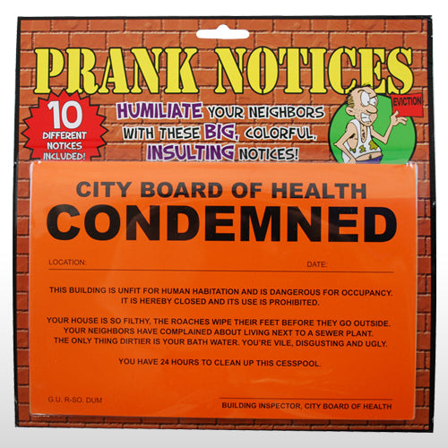 Prank Notices