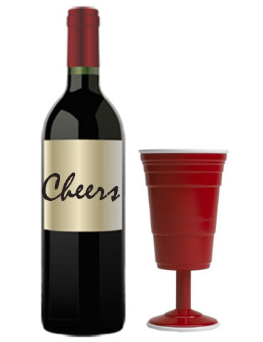 Reusable Red Cup Wine Glass