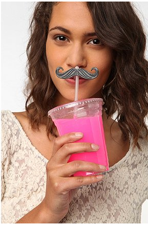Stache Straws