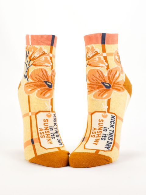 Kick This Day In Its Sunshiny Ass Ankle Socks