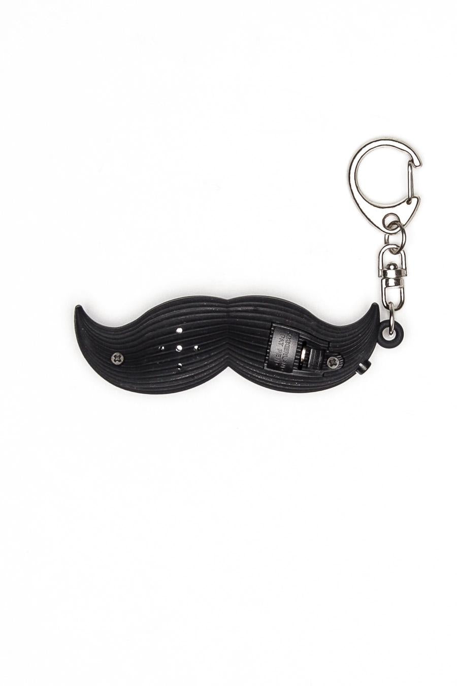 Talking Mustache Key Chain