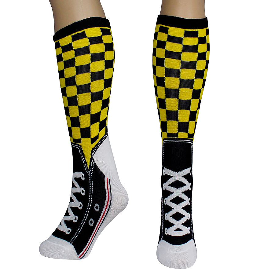 Checker Sneaker Socks