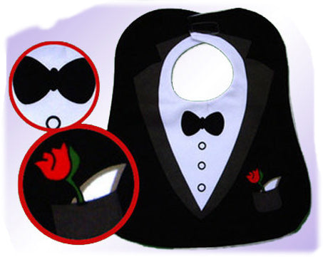 Tuxedo Baby Bib