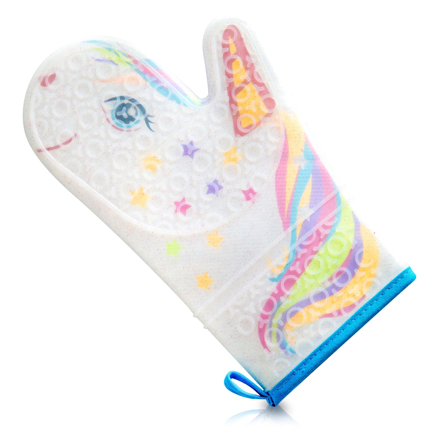 Glitter Magic Unicorn Silicone Oven Mitt