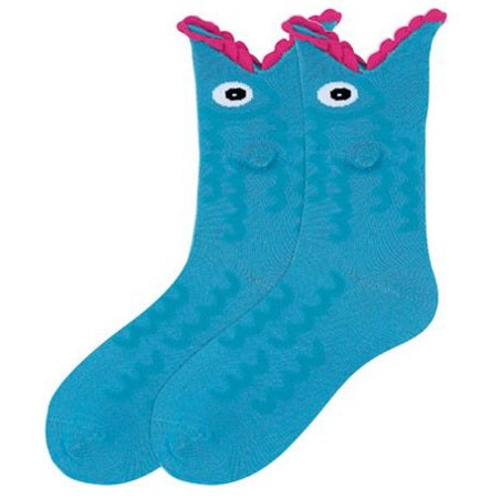 Wide Mouth Fish Socks