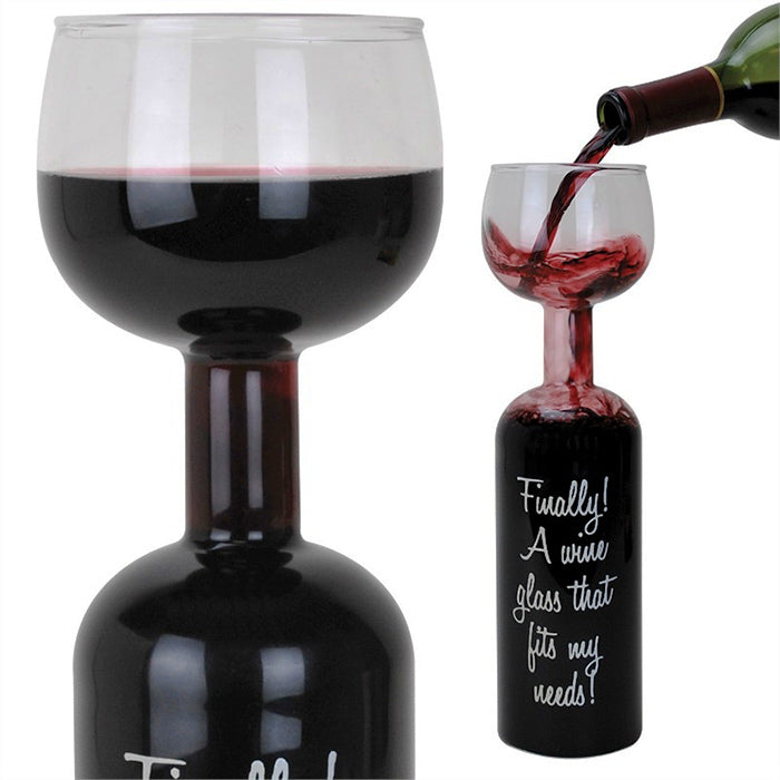 Full Bottle Wine Glass