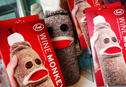 Sock Monkey Wine Caddy