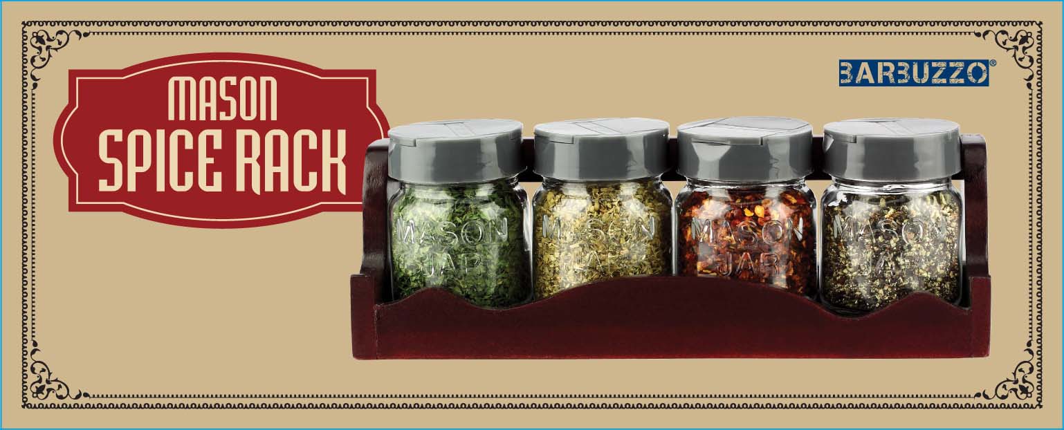 Mason Jar Spice Rack - $19.99 : , Unique Gifts and Fun