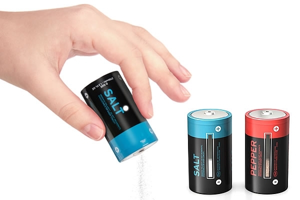 Power Battery Shakers : Salt & Pepper Cell