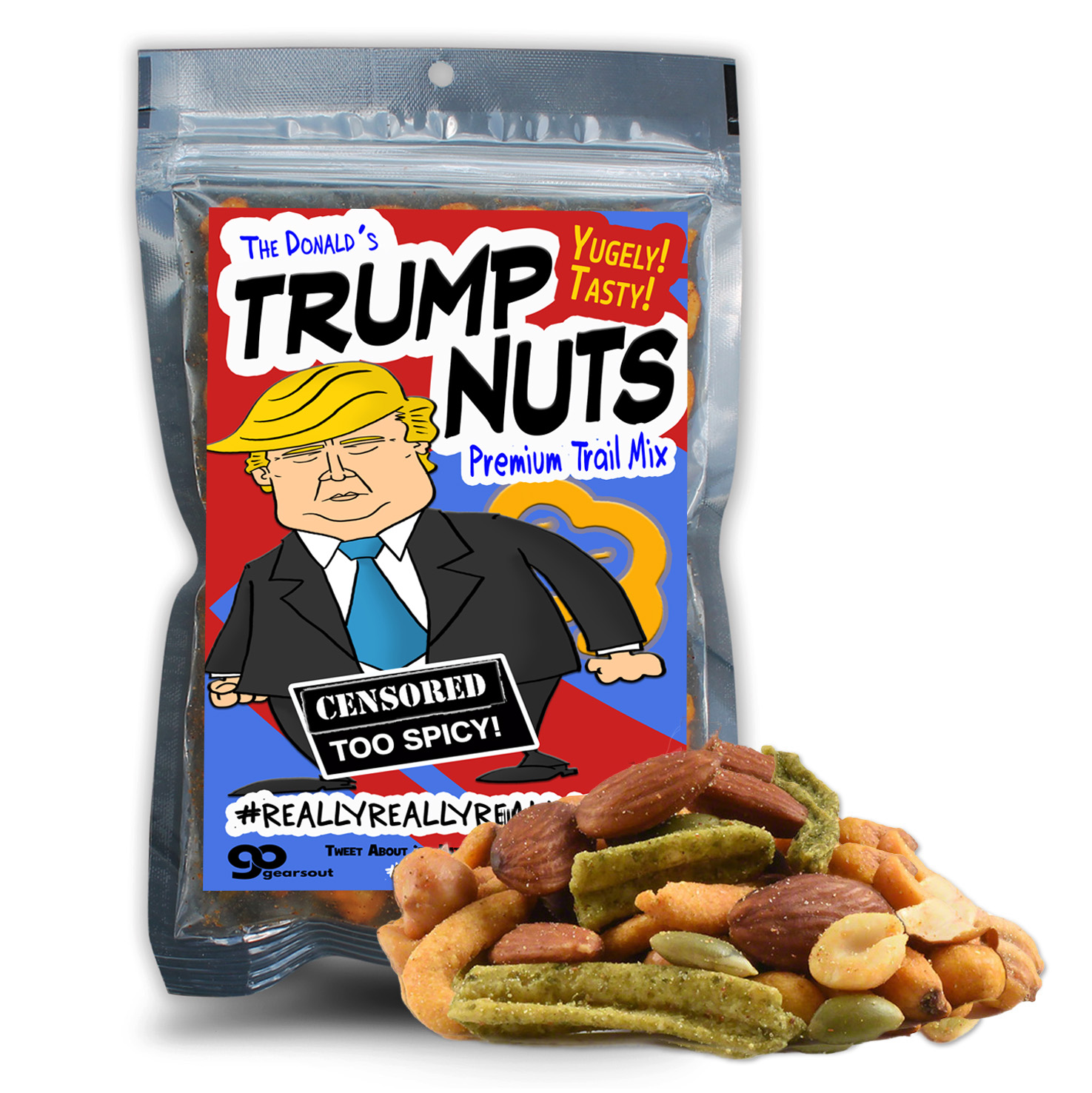 Trump Toots Cotton Candy - Funny Stocking Stuffers, Fun Candy Gift