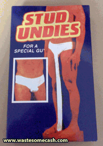 Adult Stud Undies Underwear Well Hung Party Mens Gag Gift Joke